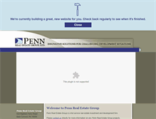 Tablet Screenshot of pennrealestategroup.com